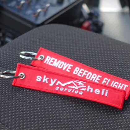 peak heli service schlüsselanhänger