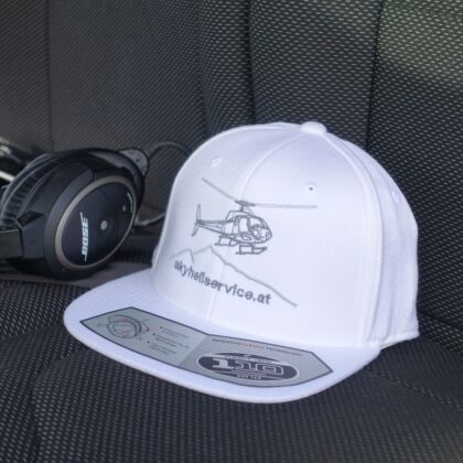 peak heli service cap weiß
